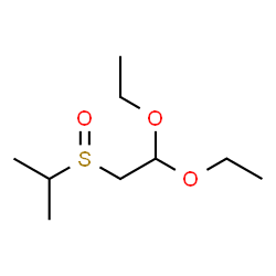 ChemSpider 2D Image | 2-[(2,2-Diethoxyethyl)sulfinyl]propane | C9H20O3S
