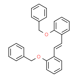 ChemSpider 2D Image | trans-2,2'-Bis(benzyloxy)stilbene | C28H24O2