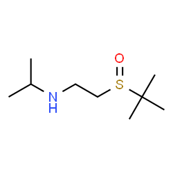 ChemSpider 2D Image | N-{2-[(2-Methyl-2-propanyl)sulfinyl]ethyl}-2-propanamine | C9H21NOS
