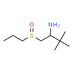ChemSpider 2D Image | 3,3-Dimethyl-1-(propylsulfinyl)-2-butanamine | C9H21NOS