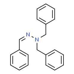 ChemSpider 2D Image | (2Z)-1,1-Dibenzyl-2-benzylidenehydrazine | C21H20N2