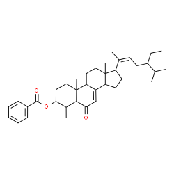 ChemSpider 2D Image | (20Z)-4-Methyl-6-oxostigmasta-7,20(22)-dien-3-yl benzoate  | C37H52O3