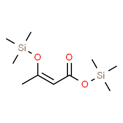 ChemSpider 2D Image | Trimethylsilyl (2Z)-3-[(trimethylsilyl)oxy]-2-butenoate | C10H22O3Si2