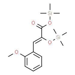 ChemSpider 2D Image | Trimethylsilyl (2Z)-3-(2-methoxyphenyl)-2-[(trimethylsilyl)oxy]acrylate | C16H26O4Si2