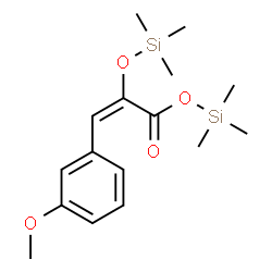 ChemSpider 2D Image | Trimethylsilyl (2E)-3-(3-methoxyphenyl)-2-[(trimethylsilyl)oxy]acrylate | C16H26O4Si2
