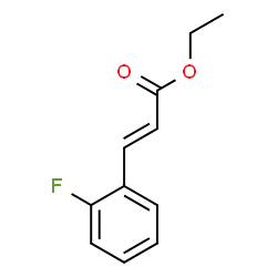 ChemSpider 2D Image | Ethyl (2E)-3-(2-fluorophenyl)acrylate | C11H11FO2