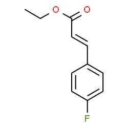 ChemSpider 2D Image | Ethyl (2E)-3-(4-fluorophenyl)acrylate | C11H11FO2