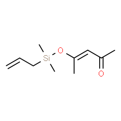 ChemSpider 2D Image | (3E)-4-([Allyl(dimethyl)silyl]oxy)-3-penten-2-one | C10H18O2Si