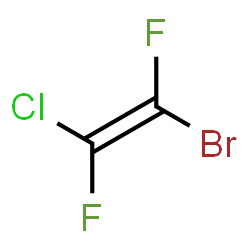 ChemSpider 2D Image | (E)-1-Bromo-2-chloro-1,2-difluoroethene | C2BrClF2