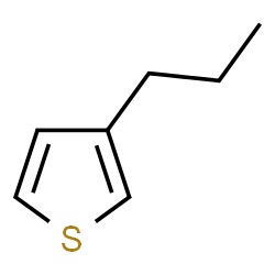 ChemSpider 2D Image | 3-Propylthiophene | C7H10S