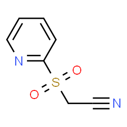 ChemSpider 2D Image | 2-PYRIDINESULFONYLACETONITRILE | C7H6N2O2S