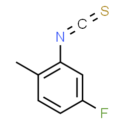 ChemSpider 2D Image | 4-Fluoro-2-isothiocyanato-1-methylbenzene | C8H6FNS