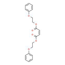 ChemSpider 2D Image | Bis(2-phenoxyethyl) (2Z)-2-butenedioate | C20H20O6
