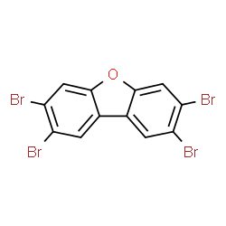 ChemSpider 2D Image | 2,3,7,8-Tetrabromodibenzofuran | C12H4Br4O