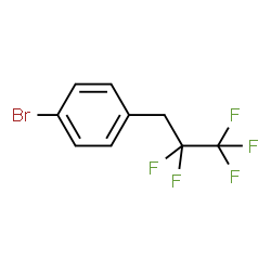 ChemSpider 2D Image | 1-Bromo-4-(2,2,3,3,3-pentafluoropropyl)benzene | C9H6BrF5