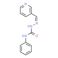 ChemSpider 2D Image | (2Z)-N-Phenyl-2-(3-pyridinylmethylene)hydrazinecarboxamide | C13H12N4O