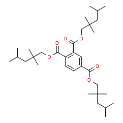 ChemSpider 2D Image | Tris(2,2,4-trimethylpentyl) 1,2,4-benzenetricarboxylate | C33H54O6