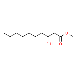 ChemSpider 2D Image | Methyl 3-hydroxydecanoate | C11H22O3