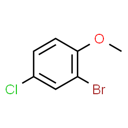 ChemSpider 2D Image | 2-Bromo-4-chloroanisole | C7H6BrClO