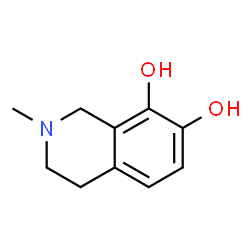 ChemSpider 2D Image | 2-Methyl-1,2,3,4-tetrahydro-7,8-isoquinolinediol | C10H13NO2