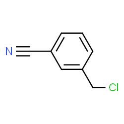 ChemSpider 2D Image | 3-Cyanobenzylchloride | C8H6ClN
