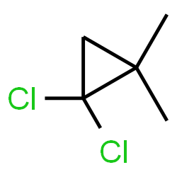 ChemSpider 2D Image | 1,1-Dichloro-2,2-dimethylcyclopropane | C5H8Cl2