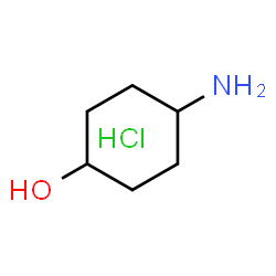 ChemSpider 2D Image | 4-Amino-cyclohexanol hydrochloride | C6H14ClNO