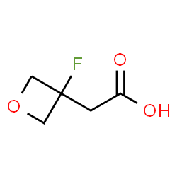 ChemSpider 2D Image | (3-Fluoro-3-oxetanyl)acetic acid | C5H7FO3