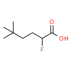 ChemSpider 2D Image | 2-Fluoro-5,5-dimethylhexanoic acid | C8H15FO2
