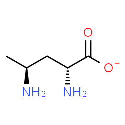 ChemSpider 2D Image | (2R,4S)-2,4-Diaminopentanoate | C5H11N2O2