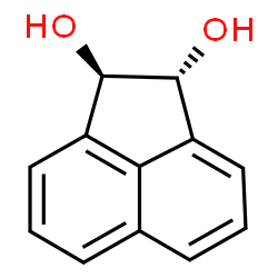 ChemSpider 2D Image | (+-)-trans-acenaphthene-1,2-diol | C12H10O2