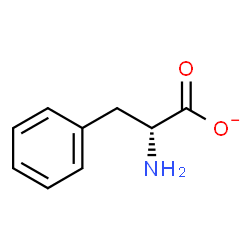 ChemSpider 2D Image | (2R)-2-Amino-3-phenylpropanoate | C9H10NO2