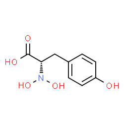 ChemSpider 2D Image | N,N-Dihydroxy-L-tyrosine | C9H11NO5