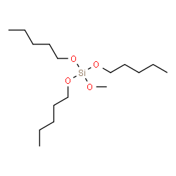 ChemSpider 2D Image | Methyl tripentyl orthosilicate | C16H36O4Si