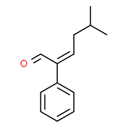 ChemSpider 2D Image | (Z)-5-methyl-2-phenylhex-2-enal | C13H16O