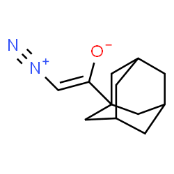 ChemSpider 2D Image | (Z)-1-(Adamantan-1-yl)-2-diazonioethenolate | C12H16N2O