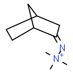 ChemSpider 2D Image | (2Z)-2-(Bicyclo[2.2.1]hept-2-ylidene)-1,1,1-trimethylhydrazinium | C10H19N2