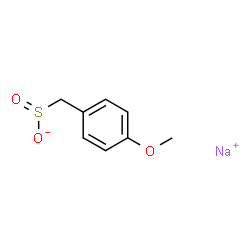 ChemSpider 2D Image | Sodium (4-methoxyphenyl)methanesulfinate | C8H9NaO3S