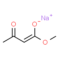 ChemSpider 2D Image | Sodium (1E)-1-methoxy-3-oxo-1-buten-1-olate | C5H7NaO3