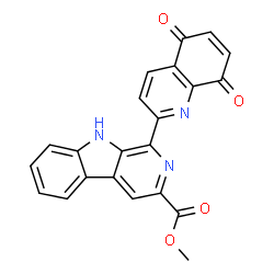 ChemSpider 2D Image | Desaminodesmethyllavendamycin methyl ester | C22H13N3O4