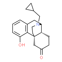 ChemSpider 2D Image | 17-(Cyclopropylmethyl)-4-hydroxymorphinan-6-one | C20H25NO2