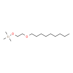 ChemSpider 2D Image | Trimethyl[2-(nonyloxy)ethoxy]silane | C14H32O2Si