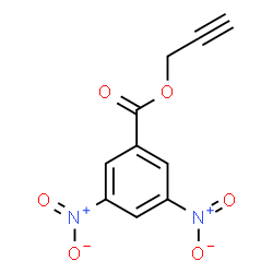ChemSpider 2D Image | 2-Propynyl 3,5-dinitrobenzoate | C10H6N2O6