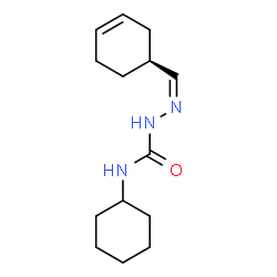ChemSpider 2D Image | (2Z)-2-[(1S)-3-Cyclohexen-1-ylmethylene]-N-cyclohexylhydrazinecarboxamide | C14H23N3O
