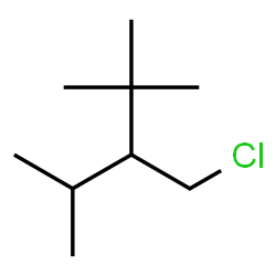 ChemSpider 2D Image | 3-(Chloromethyl)-2,2,4-trimethylpentane | C9H19Cl