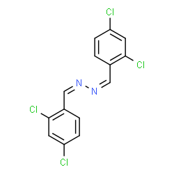 ChemSpider 2D Image | (1Z,2Z)-Bis(2,4-dichlorobenzylidene)hydrazine | C14H8Cl4N2