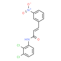 ChemSpider 2D Image | (2E)-N-(2,3-Dichlorophenyl)-3-(3-nitrophenyl)acrylamide | C15H10Cl2N2O3