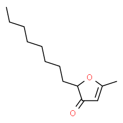 ChemSpider 2D Image | 5-Methyl-2-octyl-3(2H)-furanone | C13H22O2