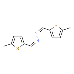 ChemSpider 2D Image | (1Z,2Z)-Bis[(5-methyl-2-thienyl)methylene]hydrazine | C12H12N2S2