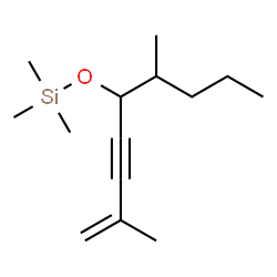 ChemSpider 2D Image | 2,6-Dimethyl-5-trimethylsilyloxynon-1-en-3-yne | C14H26OSi